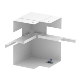 Inneneck vereinfacht asymmetrisch 90x170x148, St, reinweiß, 9010