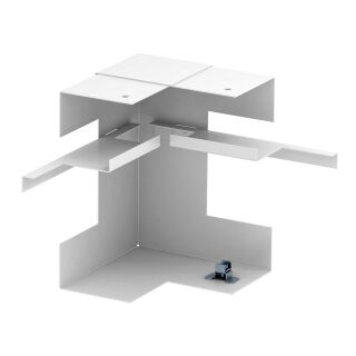 Inneneck vereinfacht asymmetrisch 70x170x128, St, reinweiß, 9010
