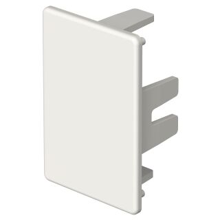 Endstück halogenfrei 30x45mm, PC/ABS, reinweiß, 9010