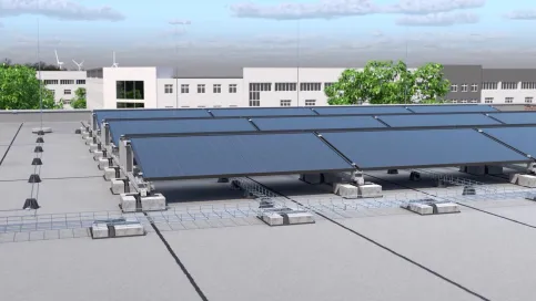 Magic PV Flat Pro mit UniBase-Ballastsystem für die variable Beschwerung