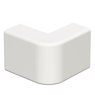 Außeneckhaube halogenfrei 10x20mm, PC/ABS, reinweiß, 9010