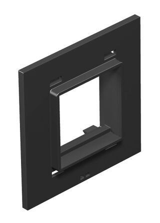 Abdeckplatte 1f Modul 45 für T4L/T8NL, PA, graphitschwarz, 9011