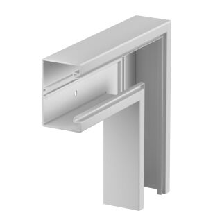 Flachwinkel 70x110mm, PVC, lichtgrau, 7035