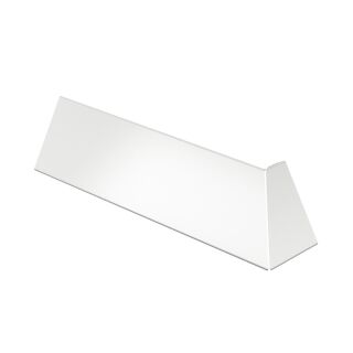 Oberteil für Außeneck Pultkanal 12x76,5x300, St, reinweiß, 9010