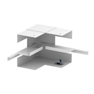 Inneneck vereinfacht symmetrisch 70x110x128, St, reinweiß, 9010