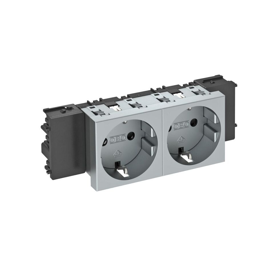 Modul 45 Connect Steckdose 0°, 2-fach