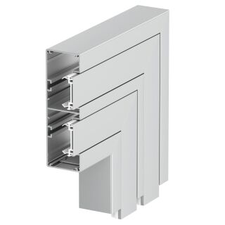 Flachwinkel Alu starre Form 53x165x250, Alu, EL