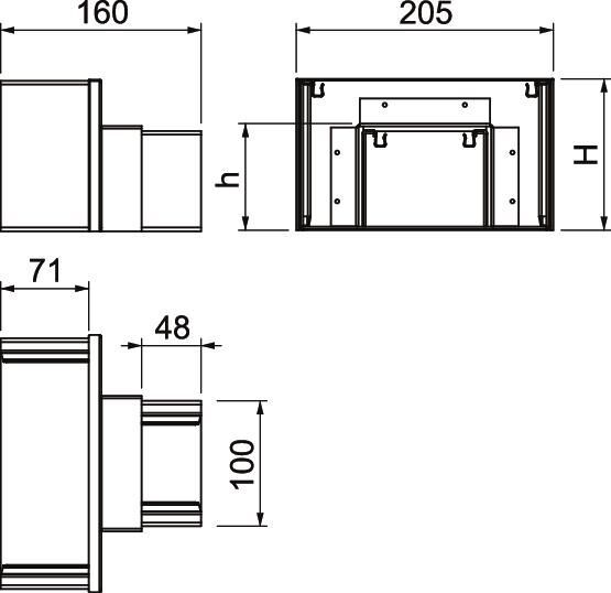Brandschutzkanal PYROLINE® Rapid PLM, Formteil