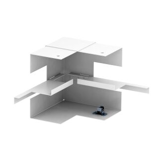 Inneneck vereinfacht symmetrisch 70x130x128, St, reinweiß, 9010