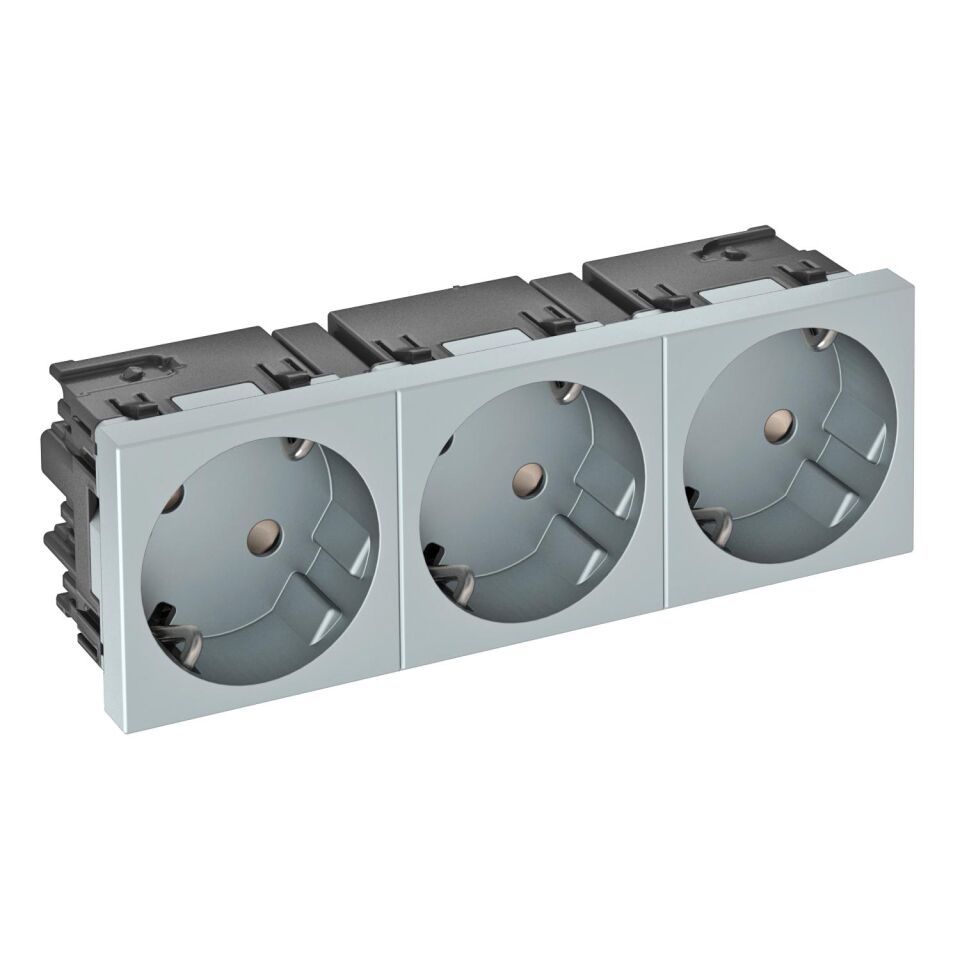 Modul 45 Connect Steckdose 33°, 3-fach