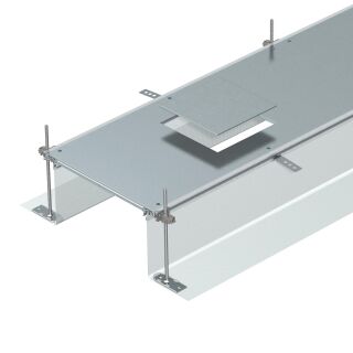 Kanaleinheit estrichbündig für Geräteeinsatz GES4 2400x400x240, St, FS