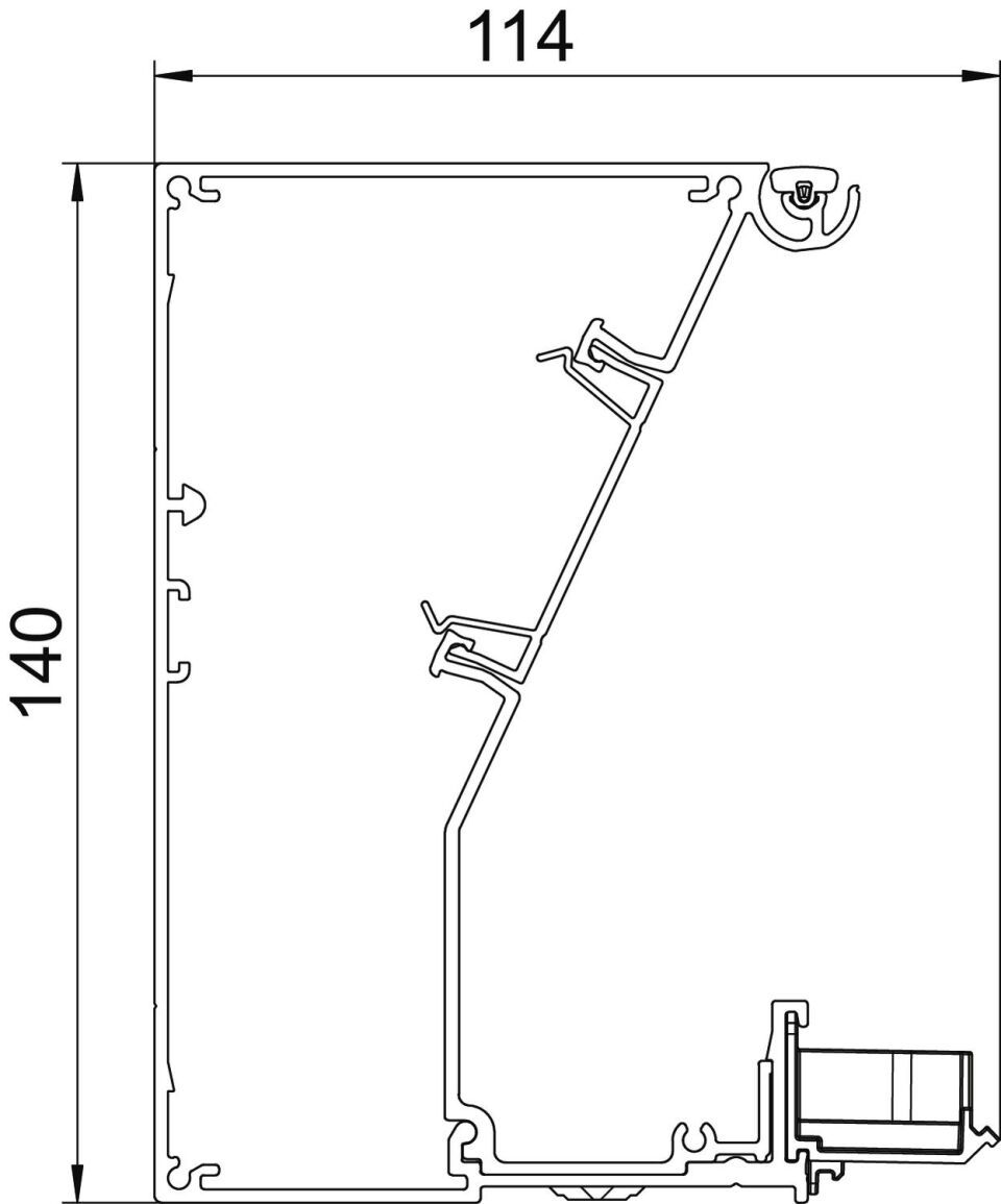 Geräteeinbaukanal Designkanal GAD