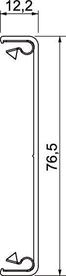 Installationssäule Oberteil, Alu