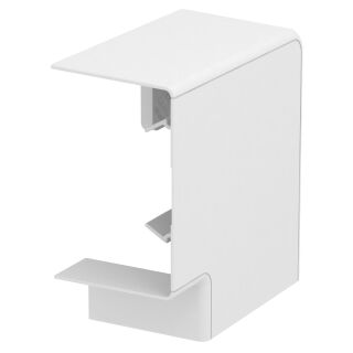 Flachwinkel Haubenformteil 70x110mm, PC/ABS, reinweiß, 9010