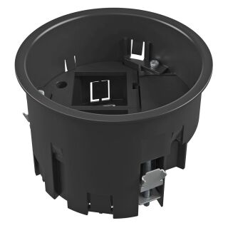 Montageträger für GES R2 für 2x 1 Modul 45, PA, graphitschwarz, 9011