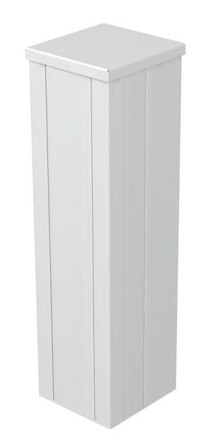 Installationssäule Boden 500x130x140, Alu, EL