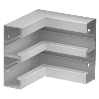 Inneneck starre Form 175x175x165, PVC, lichtgrau, 7035