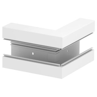Außeneck halogenfrei 70x170, PC/ABS, reinweiß, 9010