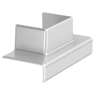 T-Stück Adapter 130 auf WDK 40060 120x52x56, PC/ABS, alu