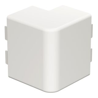 Außeneckhaube halogenfrei 60x110mm, PC/ABS, reinweiß, 9010