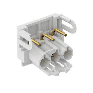 Steckerteil-Adapter, U-förmig GST 18i 3p, Modul 45connect, PA, weiß