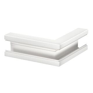 Außeneck symmetrisch 70x130x300, Alu, reinweiß, 9010