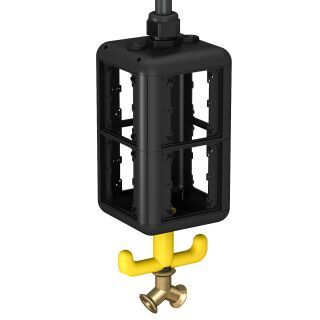 HoverCube IP20, Luft, mit Griff, leer 140x140x352 Polyamid graphitschwarz RAL 9011