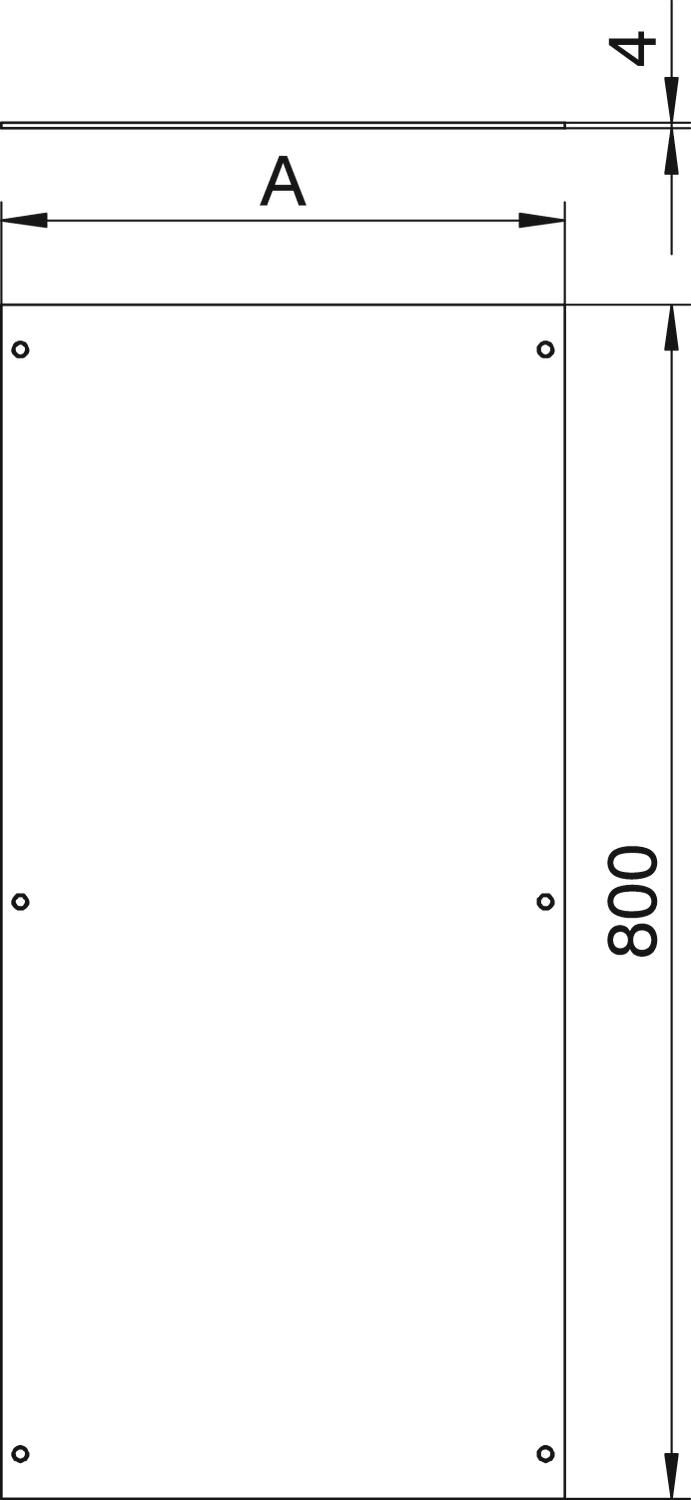 Unterflurkanal estrichbündig OKA, Blinddeckel