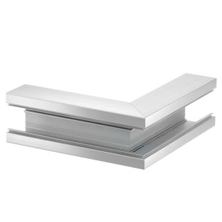 Außeneck symmetrisch 90x130x300, Alu, EL