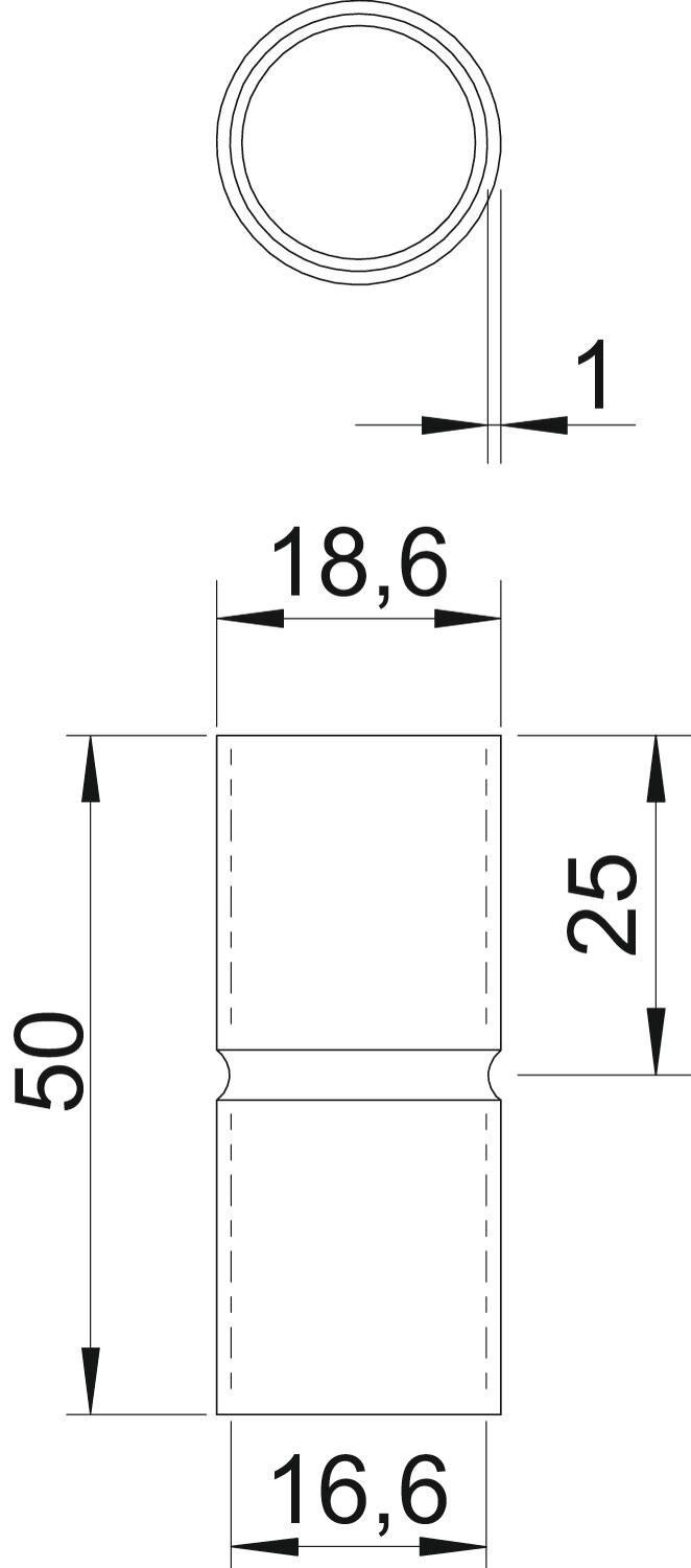 Installationsrohr Stapa, Steckverbindung
