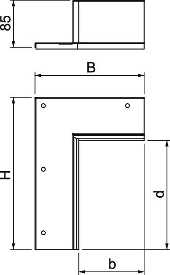 Brandschutzkanal PYROLINE® Rapid PLM, Formteil
