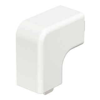 Flachwinkelhaube halogenfrei 20x20mm, PC/ABS, reinweiß, 9010