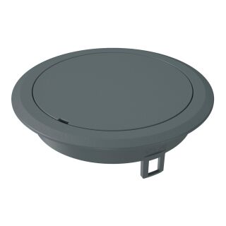 Blinddeckel Kunststoff 140x140x40, PA, eisengrau, 7011