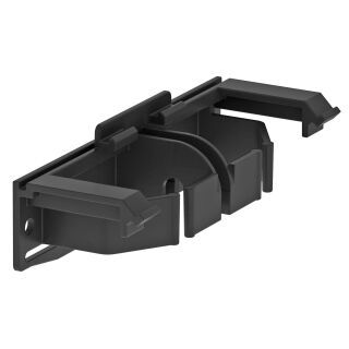 Oberteiladapter für Designkanal 25x80x29, PA, graphitschwarz, 9011