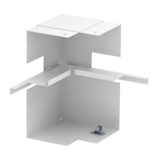 Inneneck vereinfacht asymmetrisch 90x210x148, St, reinweiß, 9010