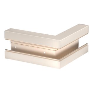 Außeneck 70x170mm, PVC, cremeweiß, 9001