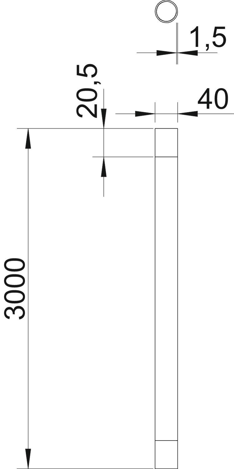 Installationsrohr Stapa, Schraubverbindung