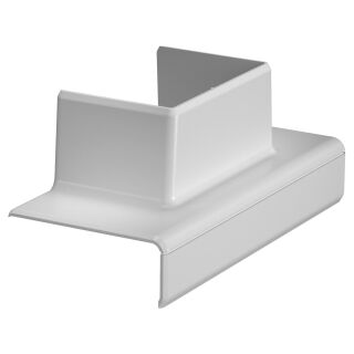 T-Stück Adapter 130 auf WDK 40060 120x52x56, PC/ABS, lichtgrau, 7035