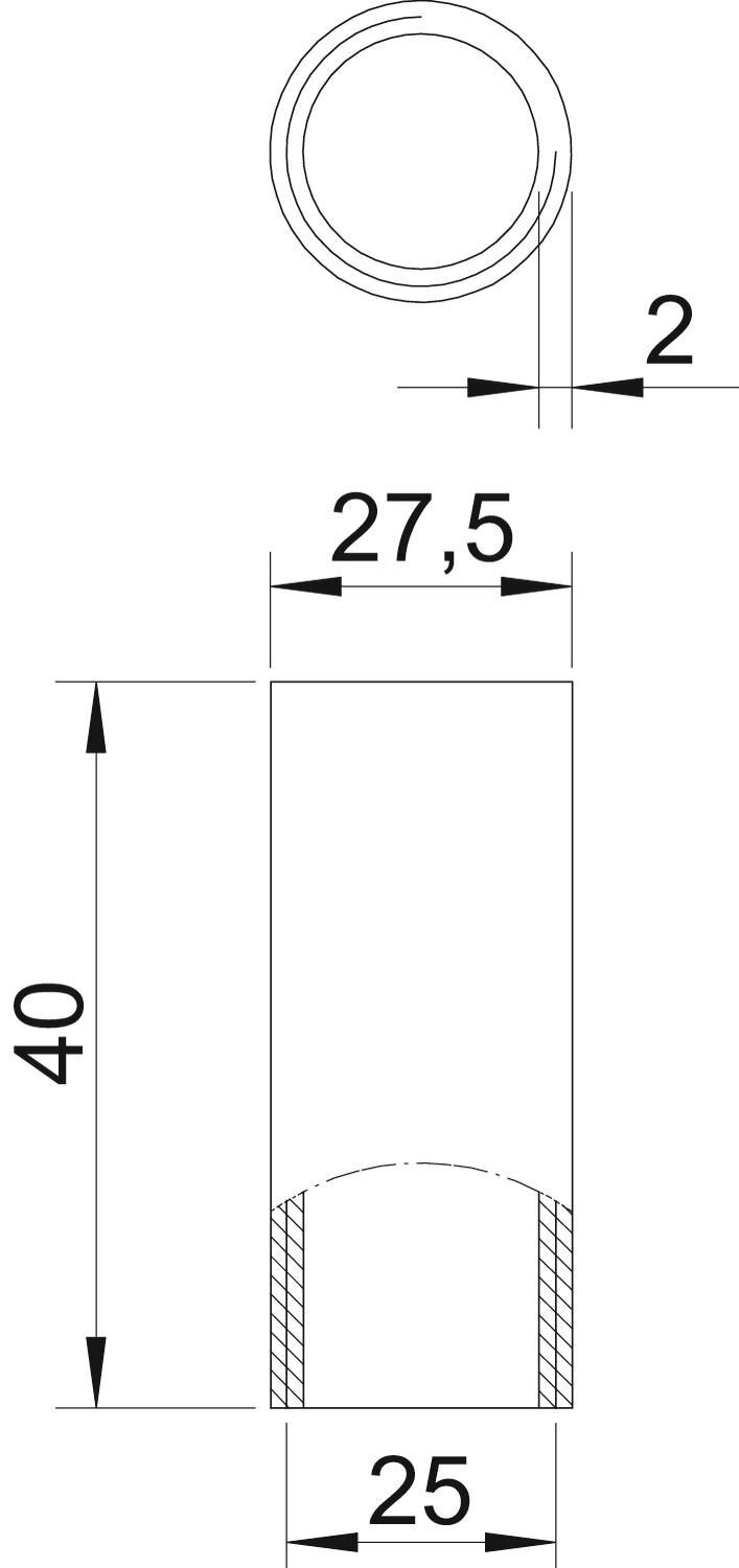 Installationsrohr Stapa, Schraubverbindung