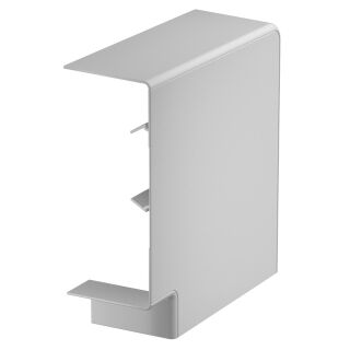 Flachwinkel Haubenformteil 70x170mm, PC/ABS, lichtgrau, 7035