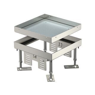 Quadratische Kassette blind 200x200mm, A2, 1.4301