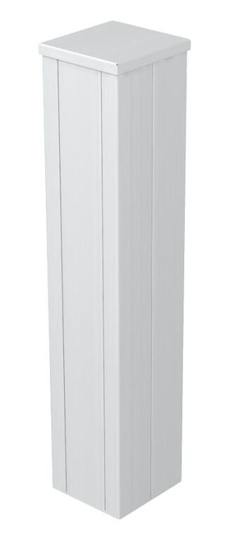 Installationssäule Boden 675x130x140, Alu, EL