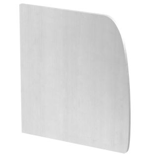 Endstück Designkanal links Design Soft 126x140x37, Alu, EL