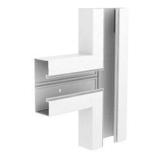 T-Stück halogenfrei 70x170, PC/ABS, reinweiß, 9010