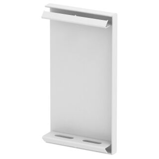 Endstück 70x130x10, St, reinweiß, 9010