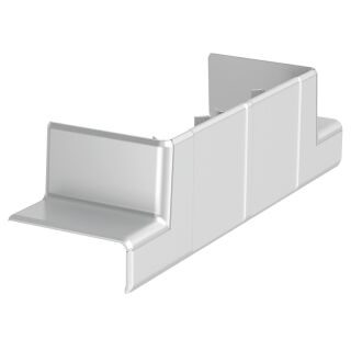 T-Stück Adapter für Rapid 45-2 2-zügig 190x52x56, PC/ABS, alu