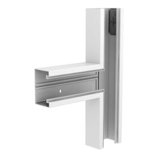 T-Stück 70x110mm, PVC, reinweiß, 9010