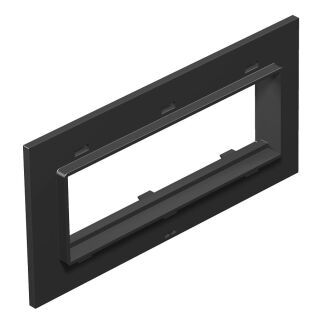 Abdeckplatte 3f Modul 45 für T4L/T8NL, PA, graphitschwarz, 9011