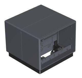 Telitank 118x118x97, PA, eisengrau, 7011