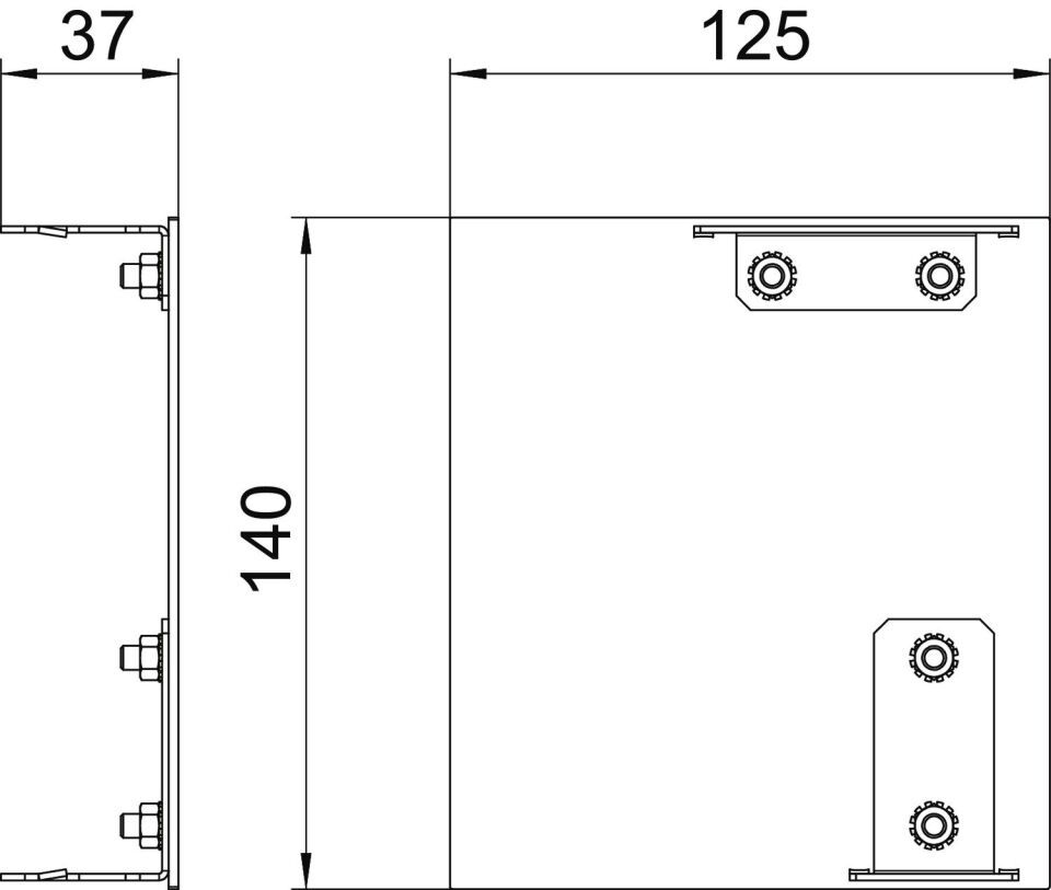 Geräteeinbaukanal Designkanal GAD, Formteil